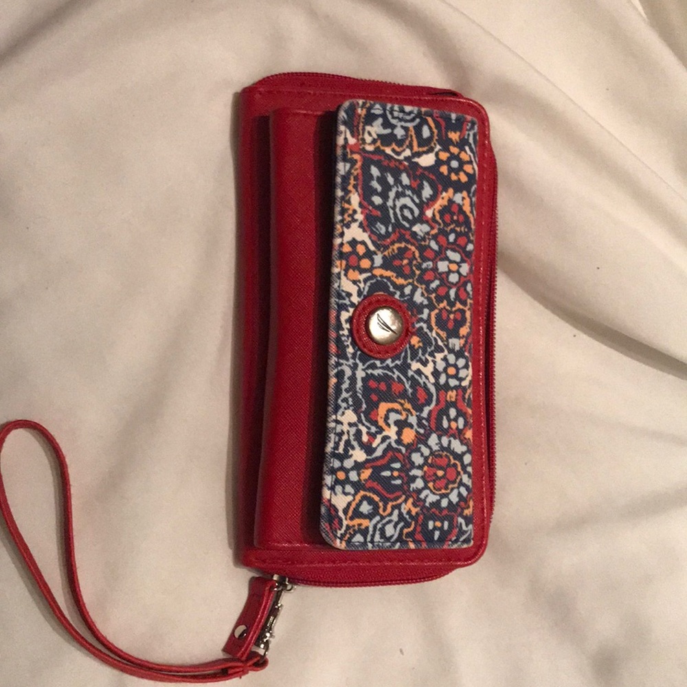 Red nautica wallet
